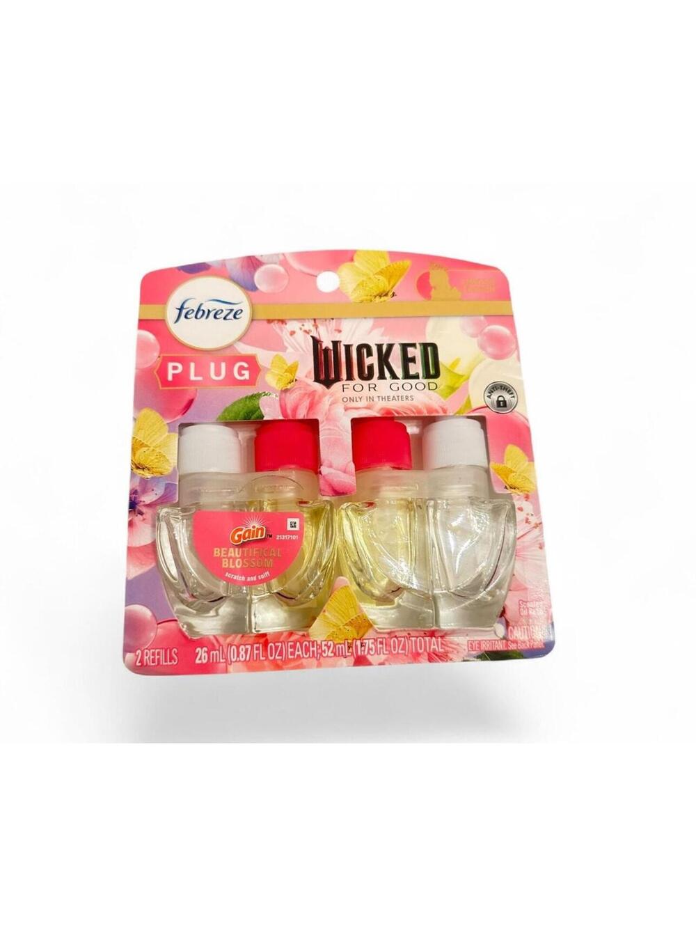 2/$20 ✨ Febreze Plug Refills Wicked Gain Beautifical Blossom 2ct 26 mL New